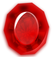 Ruby gemstone